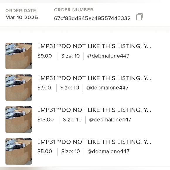 Just For Debmalone447 $34 - Picture 1 of 1